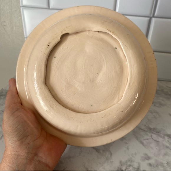 Vintage Handpainted 1970s Mushroom Ceramic Bowl - Picture 10 of 10